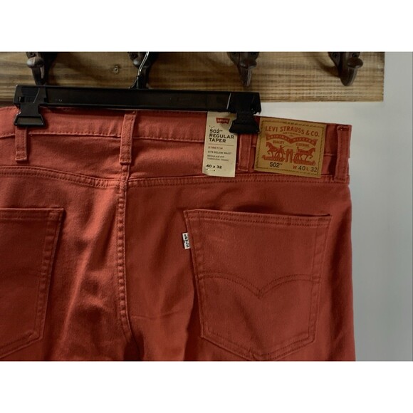 Men’s Levi’s 502 Regular Taper W40x32 wrap stretch‎ jeans - Picture 5 of 6